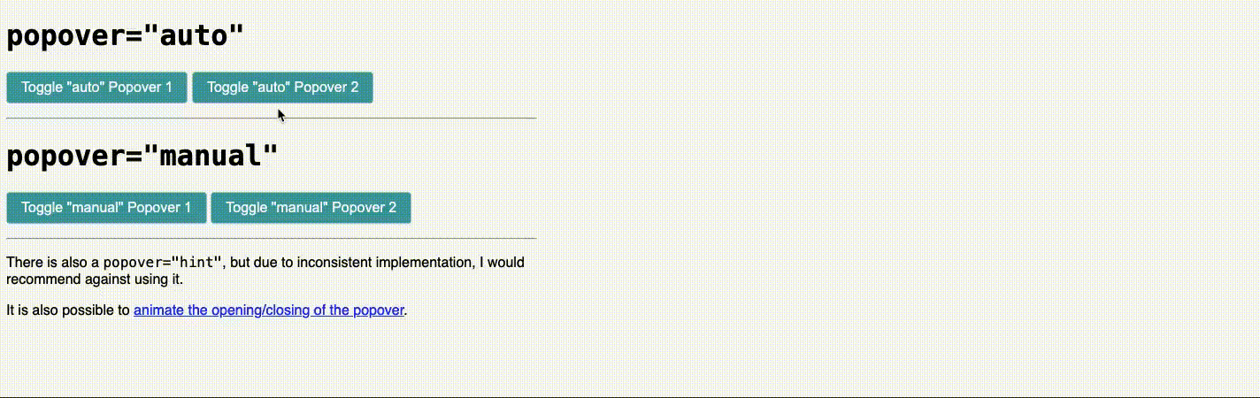 Examples of HTML elements opening and closing
